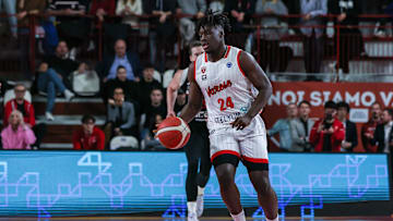 Elisee Assui (24) of Itelyum Varese seen in action