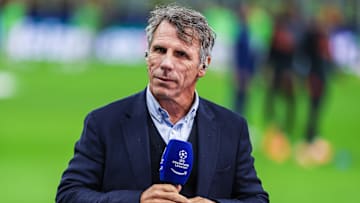 Gianfranco Zola former player seen during UEFA Champions...