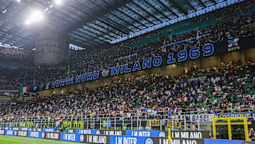 FC Internazionale supporters seen during the Serie A 2024/25...