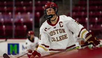 Boston College capped off its regular season with a 2-0 win against New Hampshire on Friday night.
