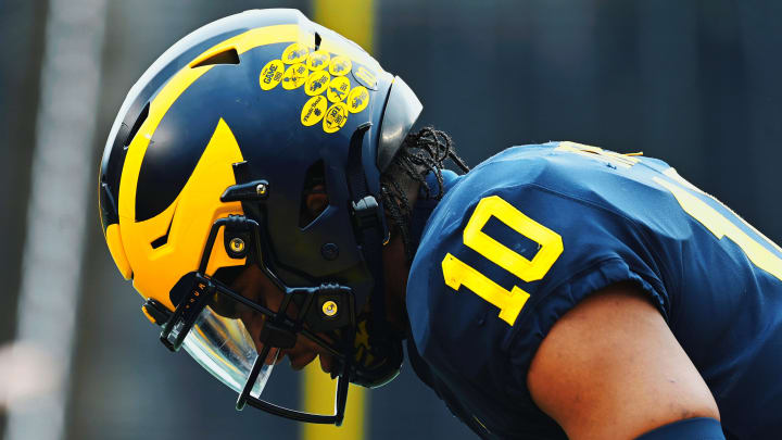 Michigan QB Alex Orji