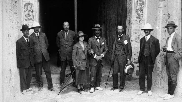 Howard Carter's team of archaeologists who discovered King Tut's tomb