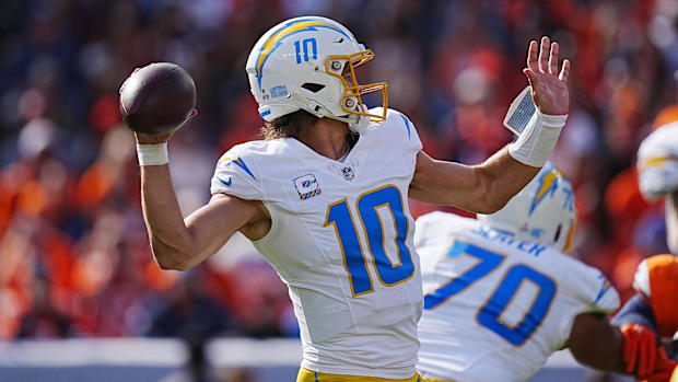 Los Angeles Chargers quarterback Justin Herbert