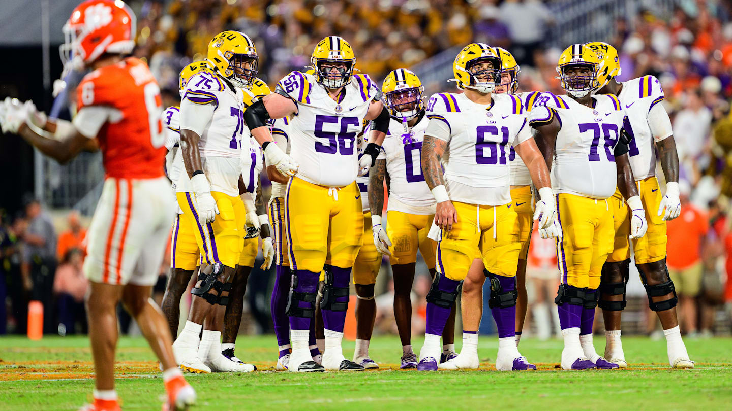 Brian Kelly Reveals LSU Football's Offensive Line Plan for Texas A&M Aggies Matchup