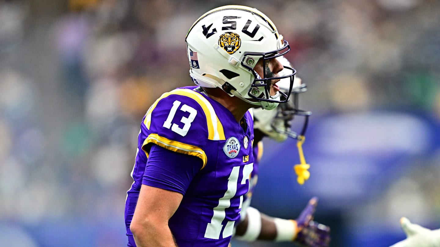 LSU Quarterback Garrett Nussmeier Named SEC Player of the Week Following Clemson Win
