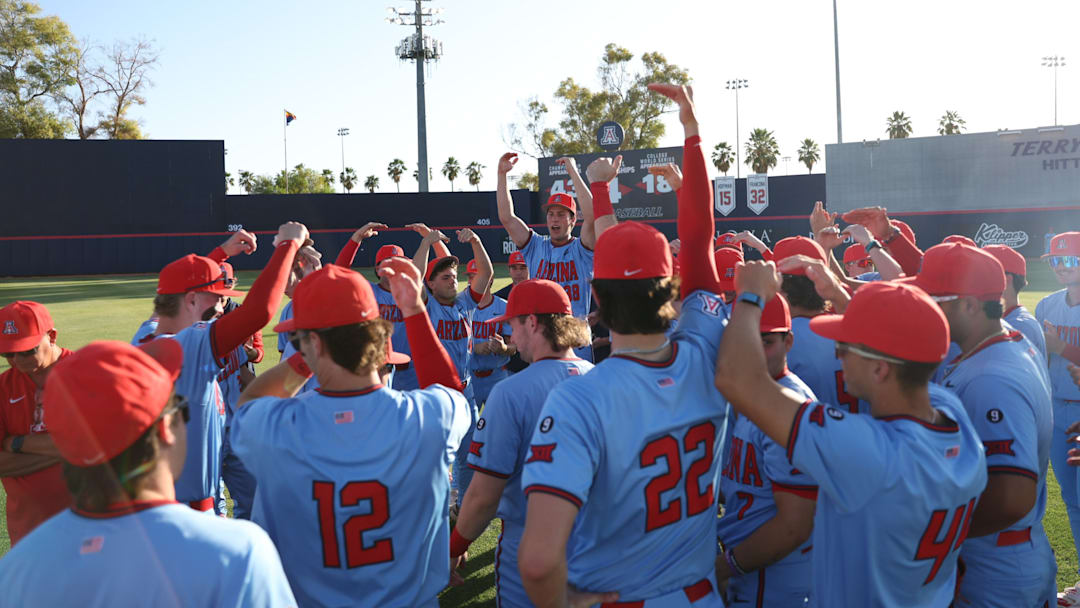 The Arizona baseball team won the first two games of a Big 12 series with TCU.