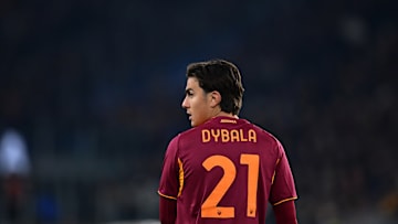 Paulo Dybala of AS Roma seen during the Serie A match... Paulo Dybala of AS Roma seen during the Serie A match...