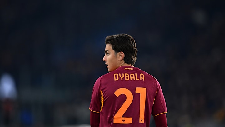 Paulo Dybala of AS Roma seen during the Serie A match... Paulo Dybala of AS Roma seen during the Serie A match...