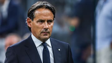 Simone Inzaghi Head Coach of FC Internazionale looks on...
