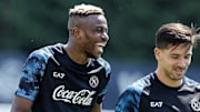 Napoli's Nigerian forward Victor Osimhen  during  SSC Napoli...