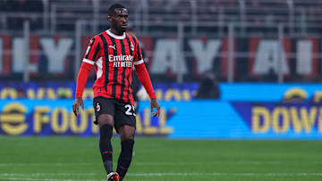 Fikayo Tomori of AC Milan seen in action during Coppa Italia...