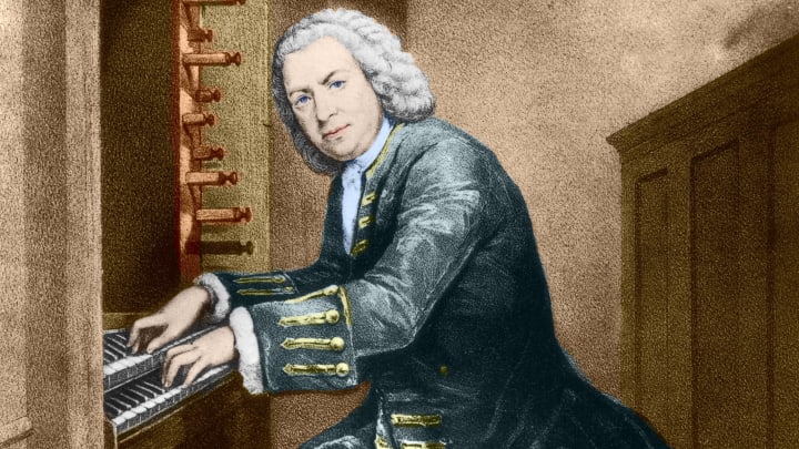 Johann Sebastian Bach At The Organ
