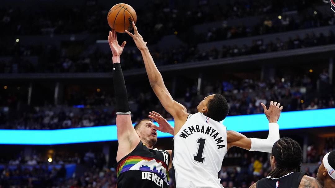Victor Wembanyama towers over even the tallest NBA players. 