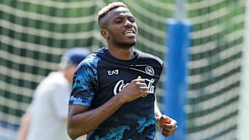 Napoli's Nigerian forward Victor Osimhen  during SSC Napoli'...
