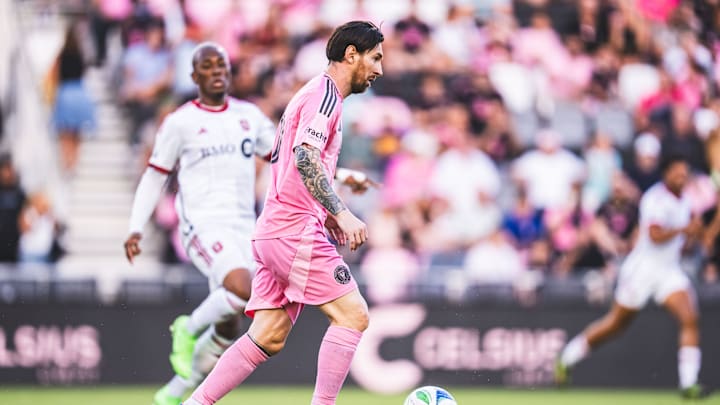 Lionel Messi became Inter Miami's all-time leader in MLS regular-season goal contributions on Sunday against Toronto FC 