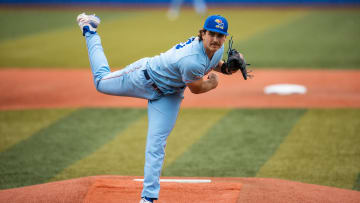 Kansas Jayhawks Pitcher Ethan Lanthier