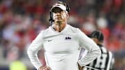 Mississippi Rebels head coach Lane Kiffin