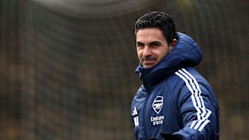 Arsenal FC Training Session And Press Conference - UEFA Champions League 2025/26 League Phase MD5