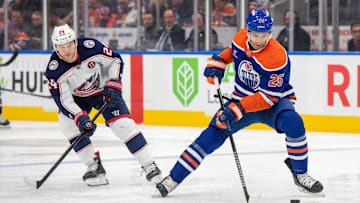 Columbus Blue Jackets v Edmonton Oilers