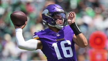 Jaren Hall with the Minnesota Vikings
