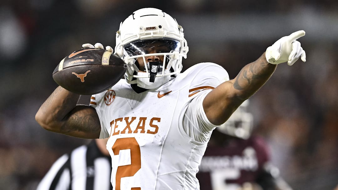 Texas wide receiver Matthew Golden is projected to be a first-round pick in the upcoming NFL Draft. 