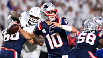 Drake Maye and the Patriots return from the bye to host the Bills in an AFC East showdown.