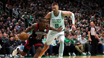 Boston Celtics, Chicago Bulls, Kristaps Porzingis, Sam Hauser, Celtics injury report