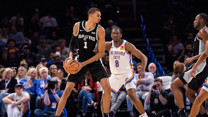 Victor Wembanyama and the Spurs are 3-0 against the Thunder this season. 