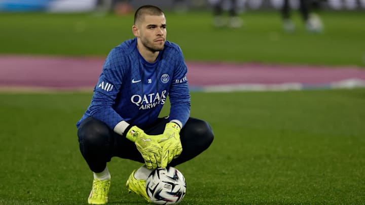 Lucas Chevalier est remplaçant avec le PSG.