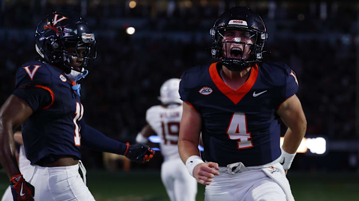 Virginia Cavaliers quarterback Chandler Morris