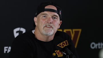 Washington Commanders head coach Dan Quinn