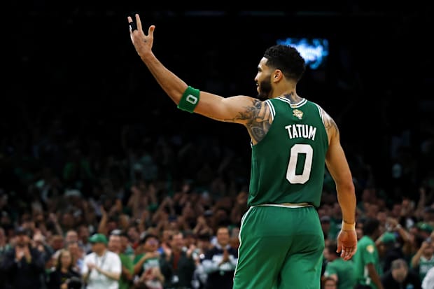 Tatum during the 2024 NBA Finals.