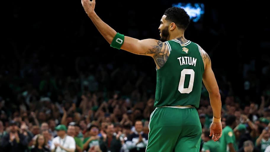 Tatum during the 2024 NBA Finals.