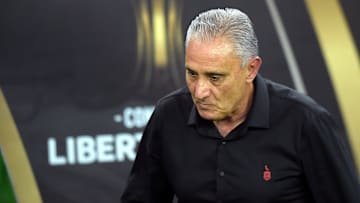 Tite não resistiu à eliminação na Copa Libertadores