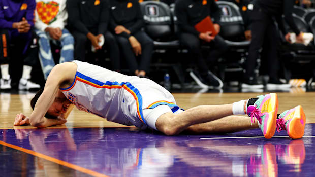 Oklahoma City Thunder forward Chet Holmgren. 