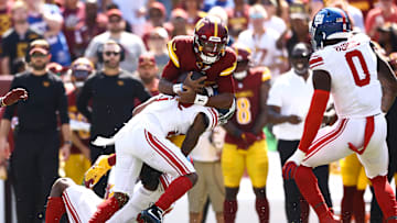Dru Phillips, Tyler Nubin, Jayden Daniels, New York Giants, Washington Commanders