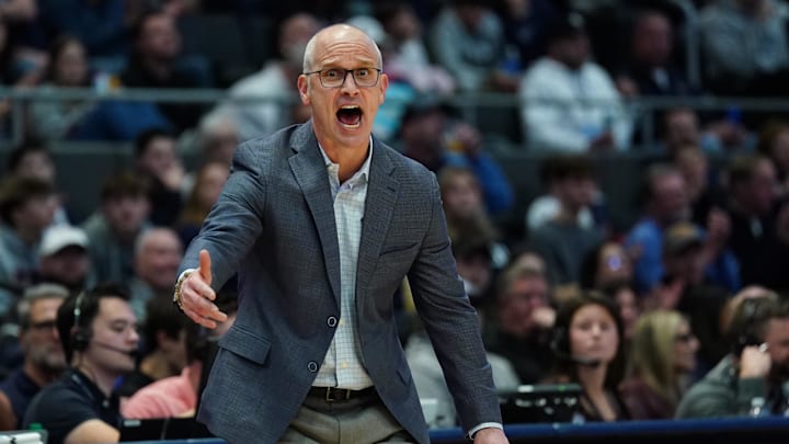 UConn Huskies head coach Dan Hurley. UConn Huskies head coach Dan Hurley.