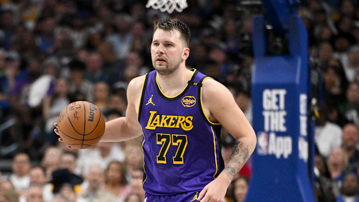 Los Angeles Lakers guard Luka Doncic is +650 to win MVP next season. Los Angeles Lakers guard Luka Doncic is +650 to win MVP next season.