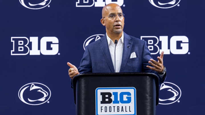 James Franklin at Big 10 Media Day.