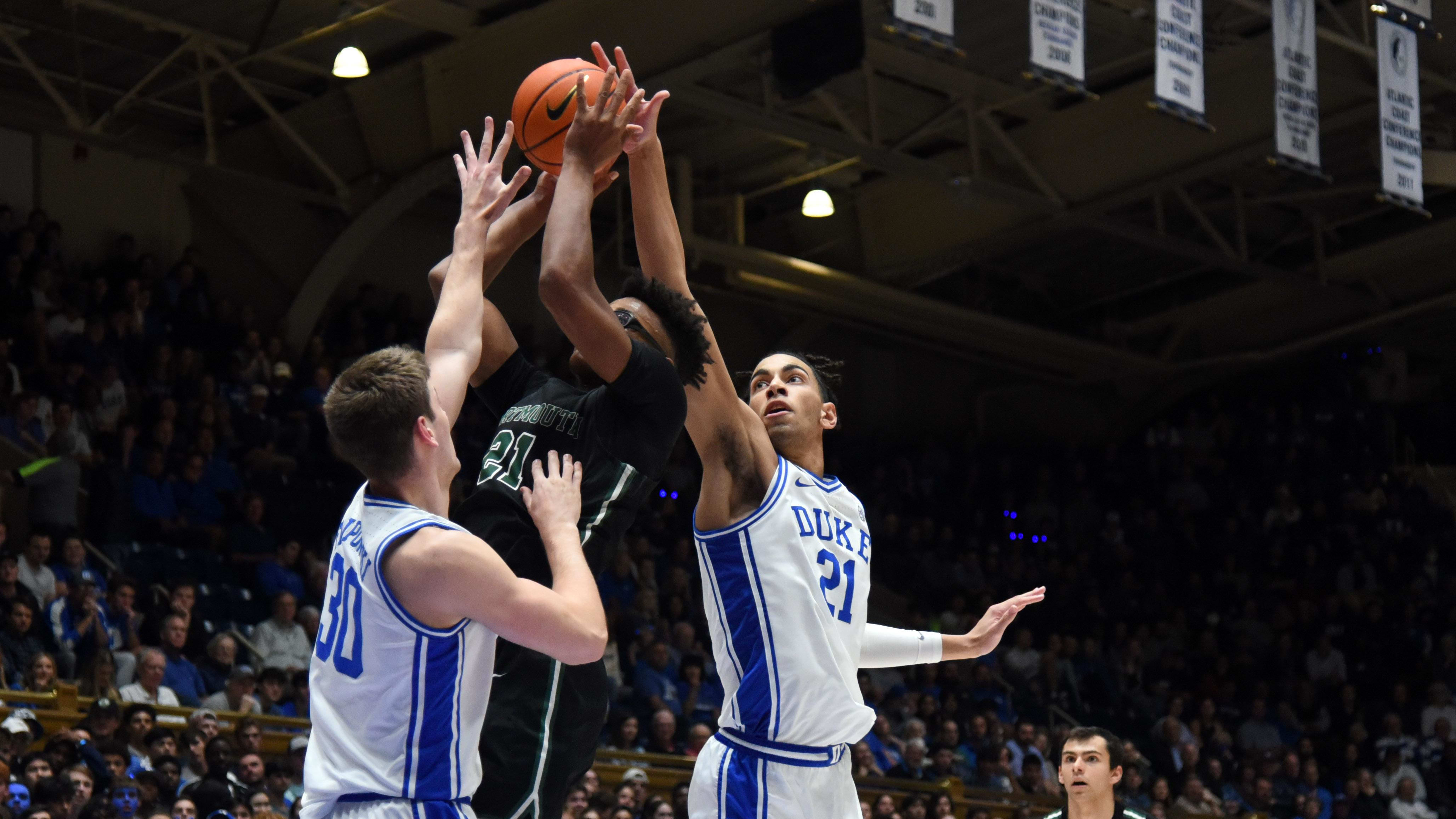 Duke basketball center Christian Reeves