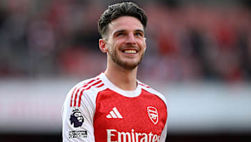 Rice wears the armband for the first time