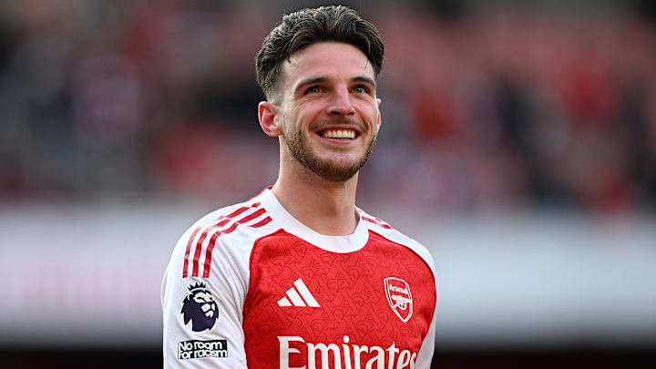 Rice wears the armband for the first time