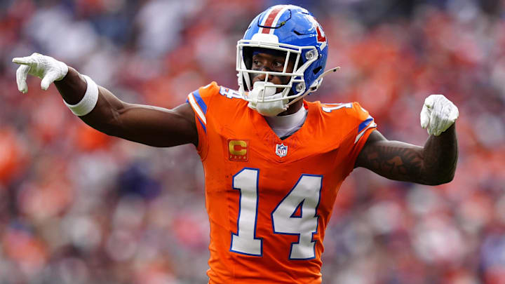 Denver Broncos wide receiver Courtland Sutton faces the Kansas City Chiefs in Week 17.