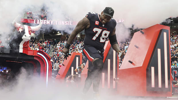 Former Houston Texans offensive lineman Laremy Tunsil is heading to Washington in a trade on day one of free agency. 