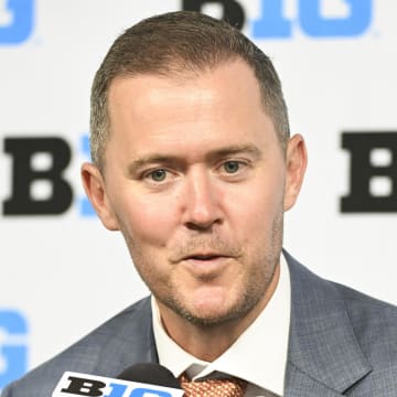 Jul 24, 2024; Indianapolis, IN, USA; USC Trojans head coach Lincoln Riley 