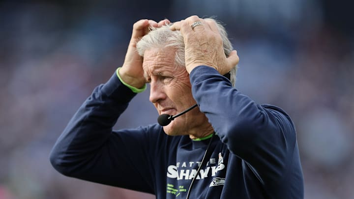 Pete Carroll with the Seattle Seahawks