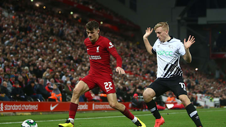 Liverpool v Derby County - Carabao Cup Third Round
