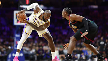 LeBron James had high praise for Tyrese Maxey after the Lakers’ win over the 76ers. 