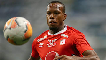 Edwin Velasco del América de Cali apunta para ir de arranque