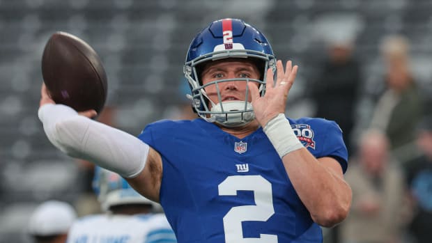 New York Giants quarterback Drew Lock 